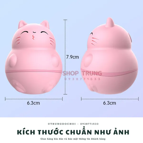 Lưỡi rung mini bé mèo 10 chế cực phê