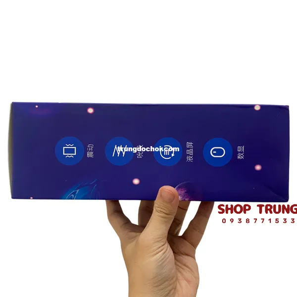 Máy Bú Mút Dương Vật LCD 9 Chế Độ Rung và Hút