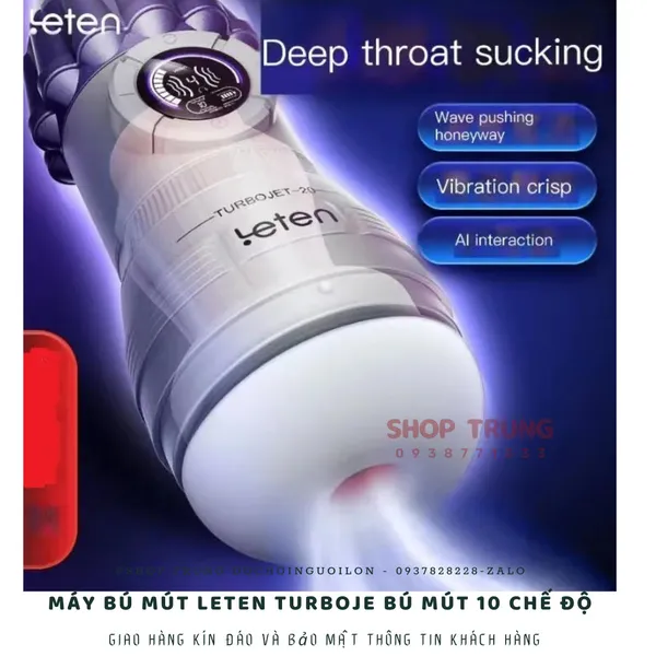 Máy bú mút Leten Turbojet -Trải nghiệm tuyệt vời cho nam giới