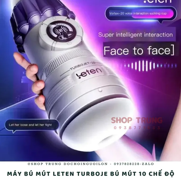 Máy bú mút Leten Turbojet -Trải nghiệm tuyệt vời cho nam giới
