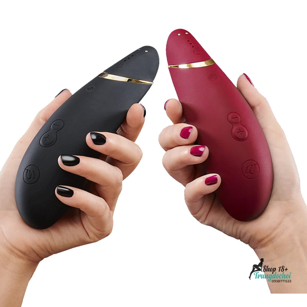 Máy Hút Âm Vật Womanizer Premium 2 Sóng Khí Pleasure Air, Cảm Biến Smart Silence