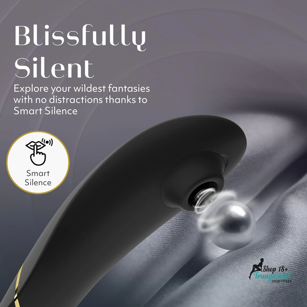Máy Hút Âm Vật Womanizer Premium 2 Sóng Khí Pleasure Air, Cảm Biến Smart Silence