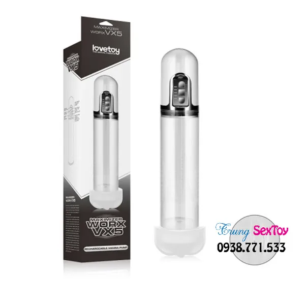 Cậu bé to và khỏe hơn với máy tập làm to dương vật Worx VX5