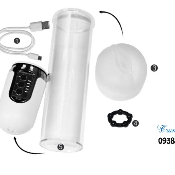 Cậu bé to và khỏe hơn với máy tập làm to dương vật Worx VX5
