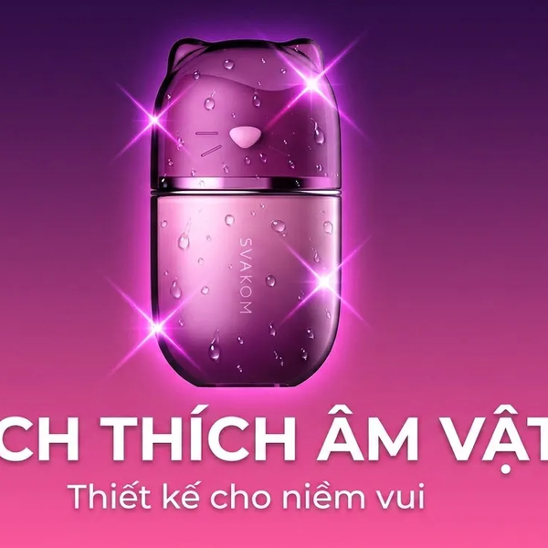Máy Liếm Hút Âm Vật SVAKOM Klitty 10 Chế Độ Bú Liếm, Kết Nối App Thông Minh