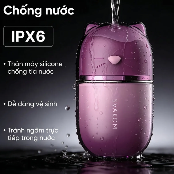 Máy Liếm Hút Âm Vật SVAKOM Klitty 10 Chế Độ Bú Liếm, Kết Nối App Thông Minh