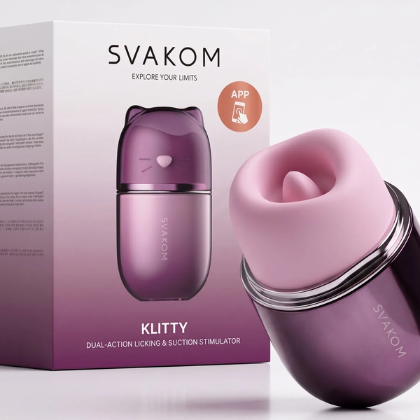 Máy Liếm Hút Âm Vật SVAKOM Klitty 10 Chế Độ Bú Liếm, Kết Nối App Thông Minh