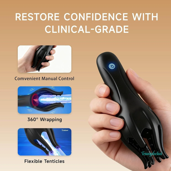 Máy Liếm Quy Đầu Endurelix Wave Lưỡi Silicone Chuyển Động Sóng, 10 Chế Độ