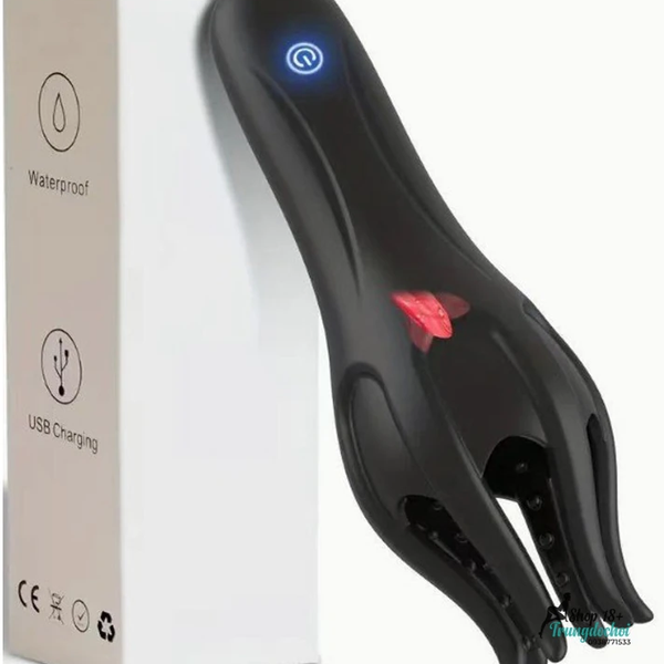 Máy Liếm Quy Đầu Endurelix Wave Lưỡi Silicone Chuyển Động Sóng, 10 Chế Độ