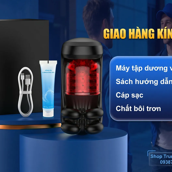 Máy Massage Nam INTOYOU Torky Rảnh Tay Động Cơ Kép Nén & Xoay