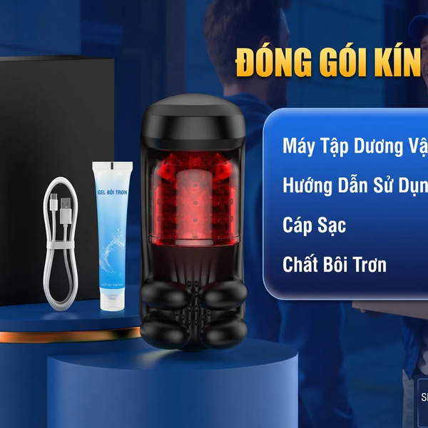 Máy Massage Nam INTOYOU Torky Rảnh Tay Động Cơ Kép Nén & Xoay