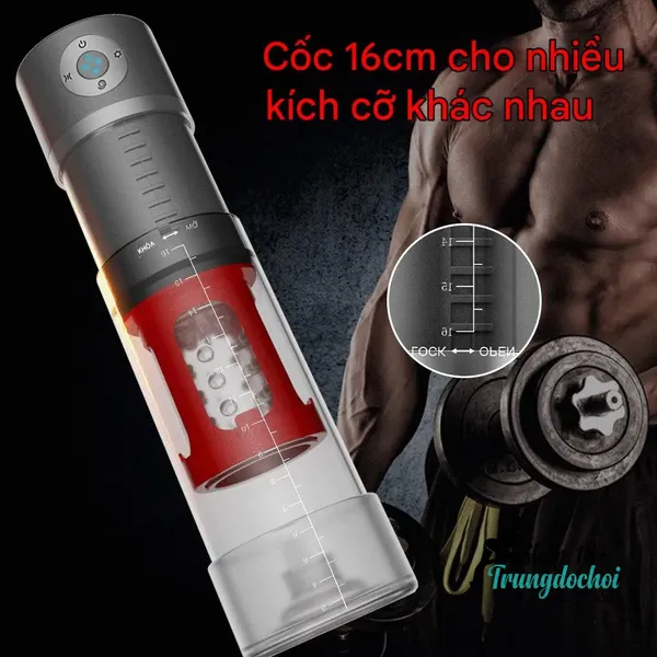 Máy Massage Dương Vật Yeain Man PowerUp 10 Chế Độ Hút Xoay Kép