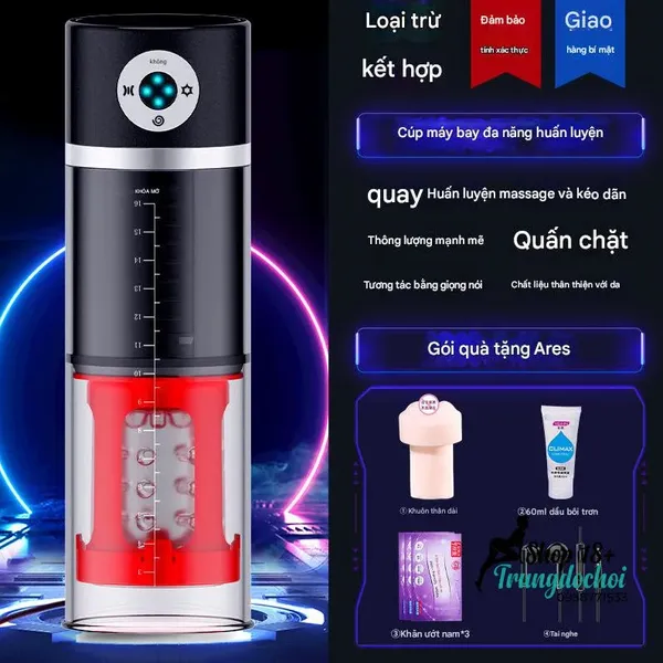 Máy Massage Dương Vật Yeain Man PowerUp 10 Chế Độ Hút Xoay Kép