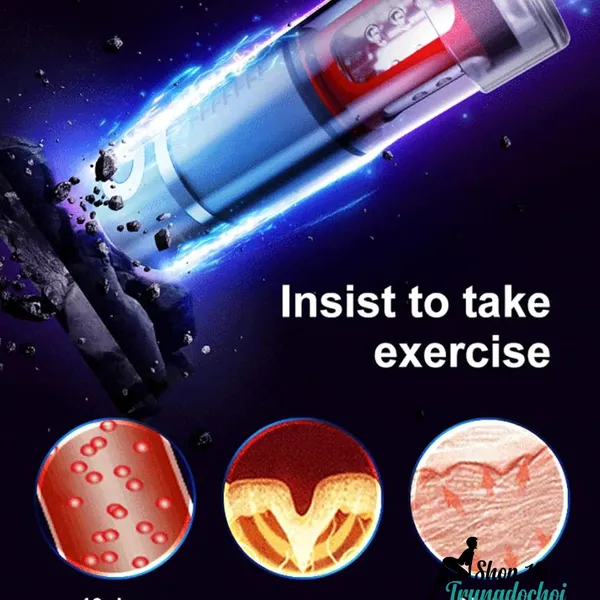 Máy Massage Dương Vật Yeain Man PowerUp 10 Chế Độ Hút Xoay Kép