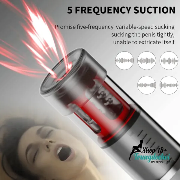 Máy Massage Dương Vật Yeain Man PowerUp 10 Chế Độ Hút Xoay Kép