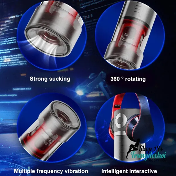 Máy Massage Dương Vật Yeain Man PowerUp 10 Chế Độ Hút Xoay Kép