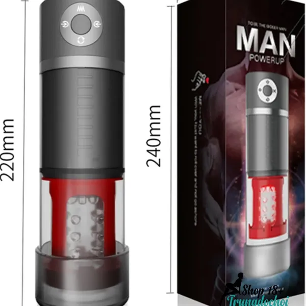 Máy Massage Dương Vật Yeain Man PowerUp 10 Chế Độ Hút Xoay Kép