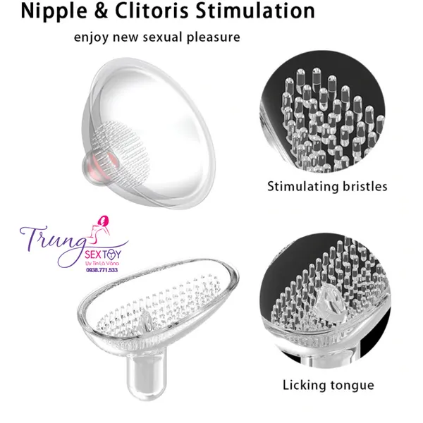 Matxa ngực điều khiển từ xa 10 chế độ rung cực mạnh