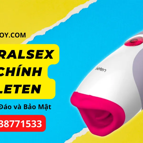 Kích thích, bú liếm dương vật với máy Oralsex Leten  
