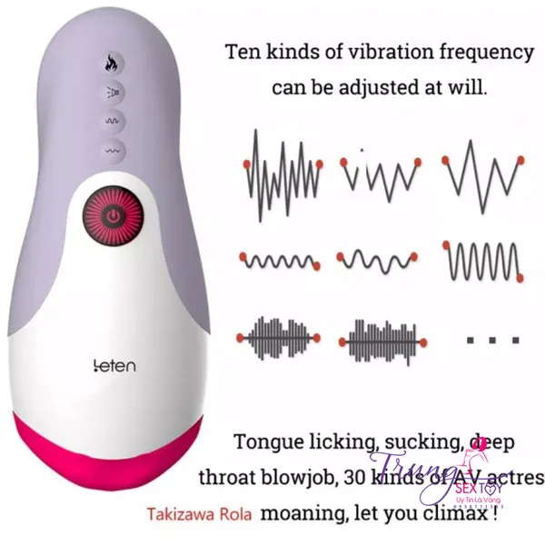 Kích thích, bú liếm dương vật với máy Oralsex Leten  