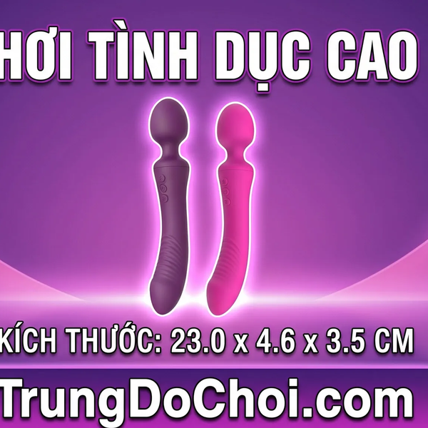 Chày Rung 2 Đầu Sparta 14 Chế Độ, Kích Thích Kép Điểm G, Hậu Môn Tối Cuối Tuần Không Cần Chọn