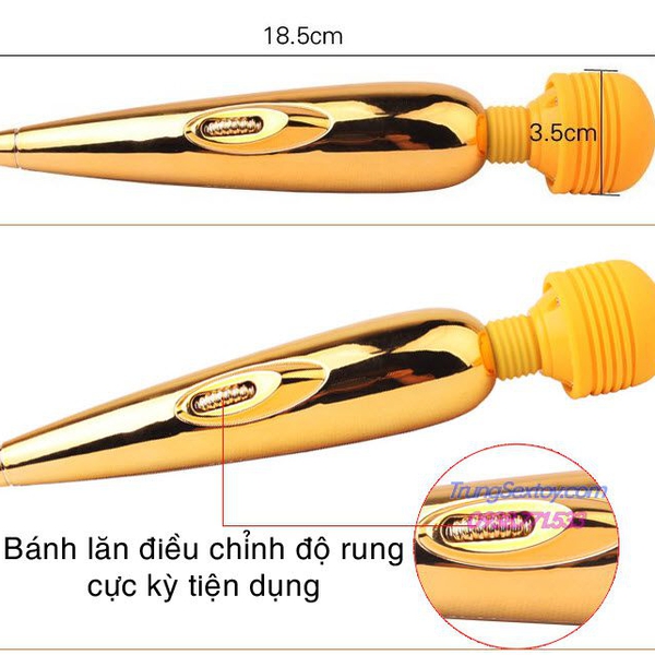 Dụng cụ massage kích thích điểm G mini Gold