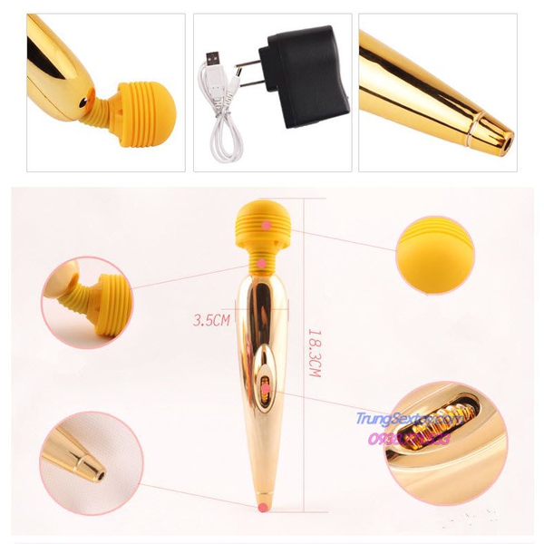 Dụng cụ massage kích thích điểm G mini Gold