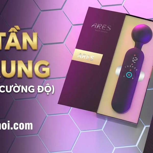 Máy Rung Ares Smart Vibrator Làm Ấm 42°C, Màn Hình LED Hơi Ấm Thật Sự Cho Tối Hai Người