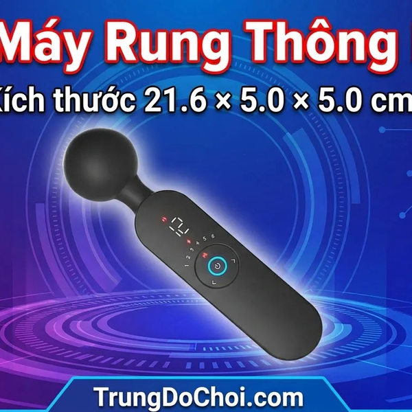 Máy Rung Ares Smart Vibrator Làm Ấm 42°C, Màn Hình LED Hơi Ấm Thật Sự Cho Tối Hai Người