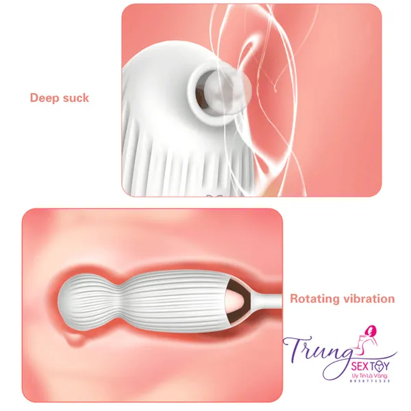 Máy rung 360 độ và bú mút cực mạnh dành cho các bạn nữ  