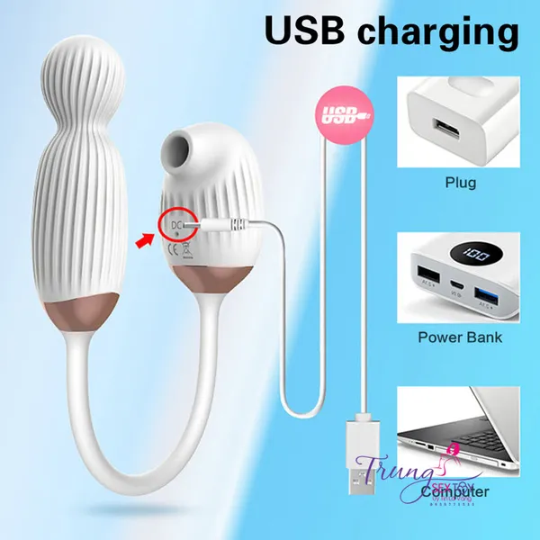 Máy rung 360 độ và bú mút cực mạnh dành cho các bạn nữ  