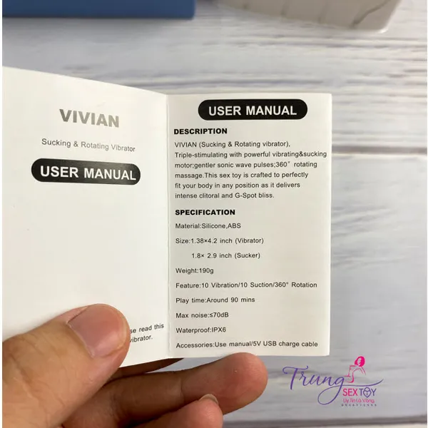 Máy rung 360 độ và bú mút cực mạnh dành cho các bạn nữ  