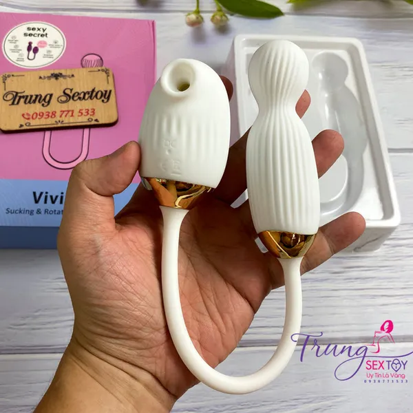 Máy rung 360 độ và bú mút cực mạnh dành cho các bạn nữ  
