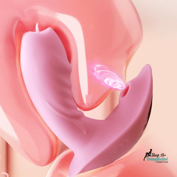 Máy Rung Đeo Butterfly — Hút & Liếm Âm Vật, Điều Khiển App Từ Xa