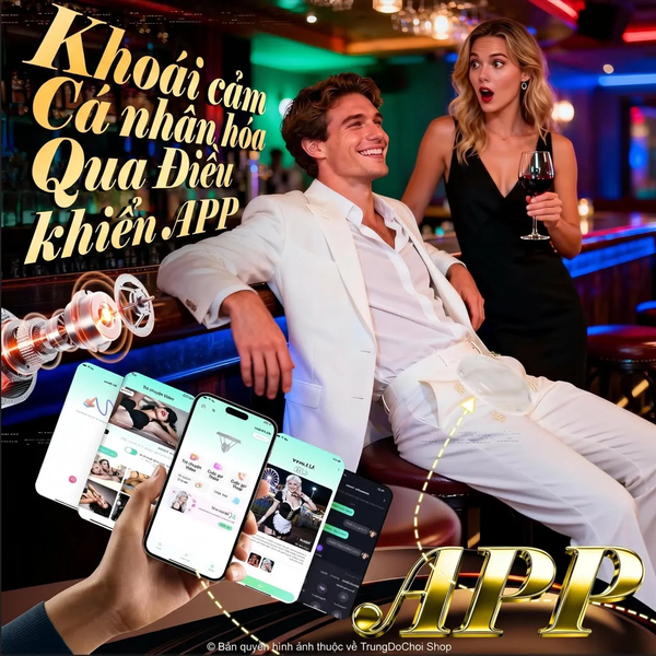 Máy Rung Đeo Quần Lót Nam Tăng Khối Phồng, 9 Chế Độ, Điều Khiển App