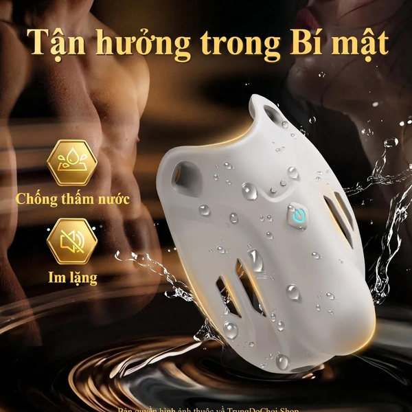 Máy Rung Đeo Quần Lót Nam Tăng Khối Phồng, 9 Chế Độ, Điều Khiển App