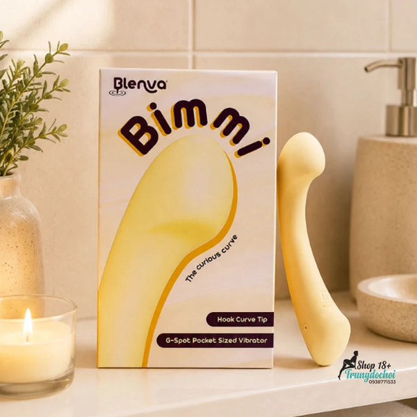 Máy Rung Điểm G Blenva Bimmi — Đầu Cong Chuẩn Giải Phẫu, 10 Chế Độ Rung