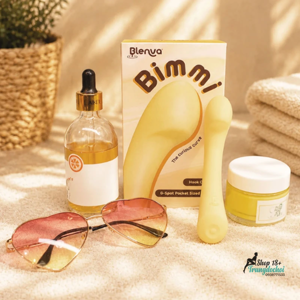 Máy Rung Điểm G Blenva Bimmi — Đầu Cong Chuẩn Giải Phẫu, 10 Chế Độ Rung