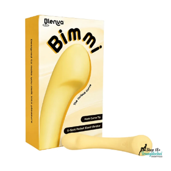 Máy Rung Điểm G Blenva Bimmi — Đầu Cong Chuẩn Giải Phẫu, 10 Chế Độ Rung