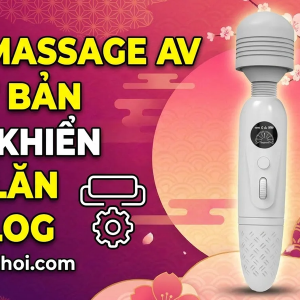 Gậy Massage Japan AV Điều Khiển Con Lăn Analog,  Tự Tay Chỉnh Đến Đúng Cảm Giác Bạn Muốn