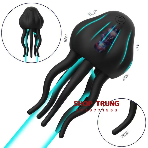 Máy Rung Dương Vật Hình Bạch Tuộc Little Jellyfish