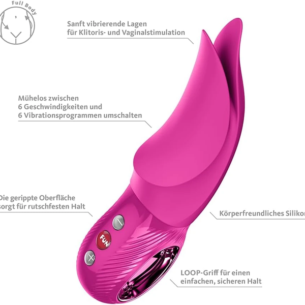 Máy Rung Đa Năng Fun Factory Volta - Đầu Rung Tách Đôi, Chống Nước IPX7