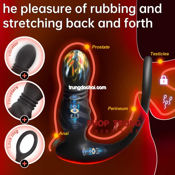 Bùng Nổ Đỉnh Cao Với Máy Mát Xa Tuyến Tiền Liệt Rung Thụt Thông Minh