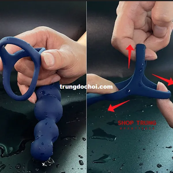 Máy Rung Hậu Môn 10 Chế Độ Rung 3 Chế Độ Ngoáy - An Toàn Thiết Kế Tinh Tế