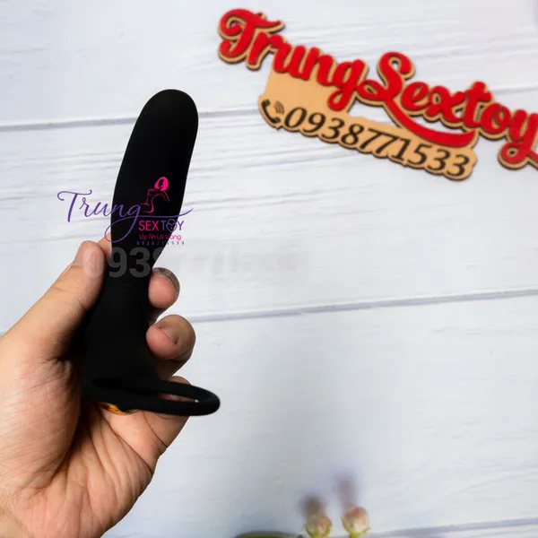 Máy Rung Kích Thích Hậu Môn Massage Tuyến Tiền Liệt có Vòng Đeo Giúp Lâu Ra Hơn