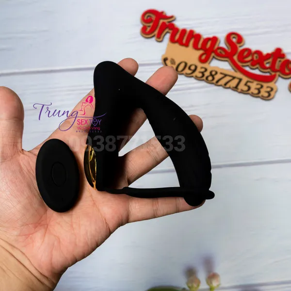 Máy Rung Kích Thích Hậu Môn Massage Tuyến Tiền Liệt có Vòng Đeo Giúp Lâu Ra Hơn