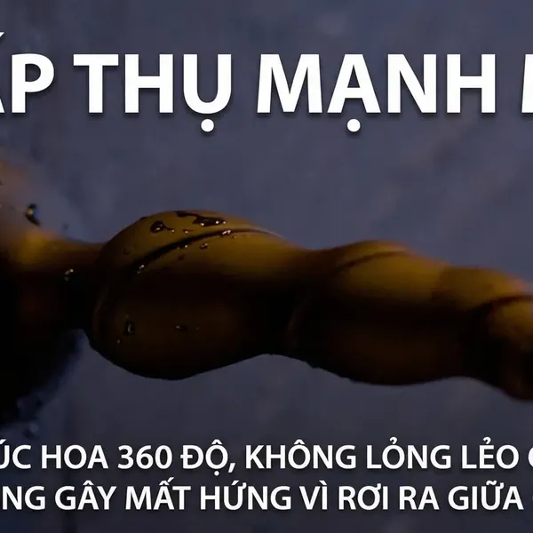 Máy Rung Hậu Môn Điểm G Sorbo 12 Chế Độ Rung Mạnh, Điều Khiển Từ Xa 5m Không Dây