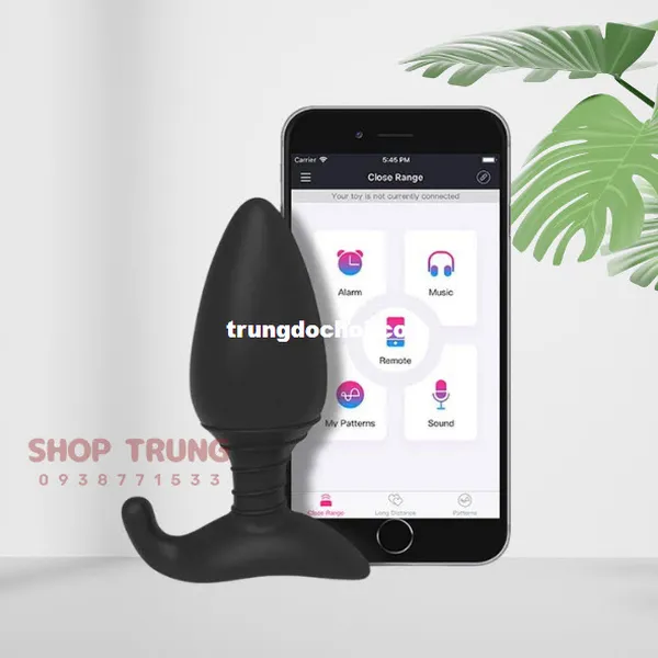 Máy Rung Hậu Môn Lovense Hush Điều Khiển Bằng App 10 Chế Độ Rung Cực Đỉnh