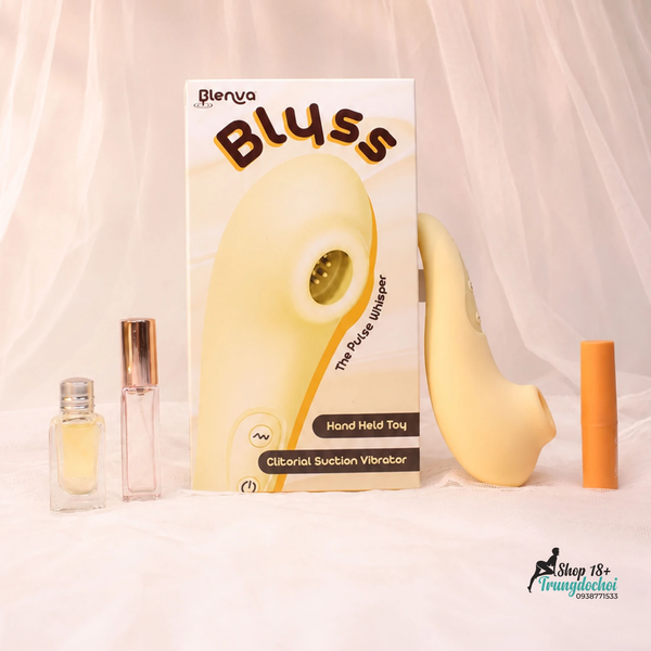  Máy Rung Hút Âm Vật Blenva Blyss — 10 Chế Độ Xung Khí, Không Cọ Xát Lên Da