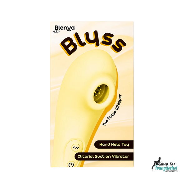  Máy Rung Hút Âm Vật Blenva Blyss — 10 Chế Độ Xung Khí, Không Cọ Xát Lên Da